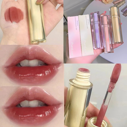 Заголовок : Iced Tea Mirror Lip Glaze – водянистый блеск для губ, водостойкий, увлажняющий, 3–3,5 г